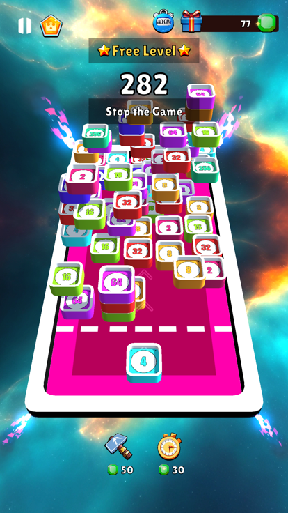 Grand Cube 2048: Merge Game游戏截图