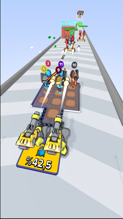 Shooter Cart Run游戏截图