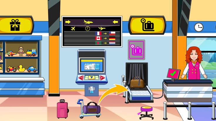 城市机场我的飞行游戏游戏截图