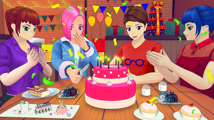 动漫 学校 扬德 爱 生活游戏截图