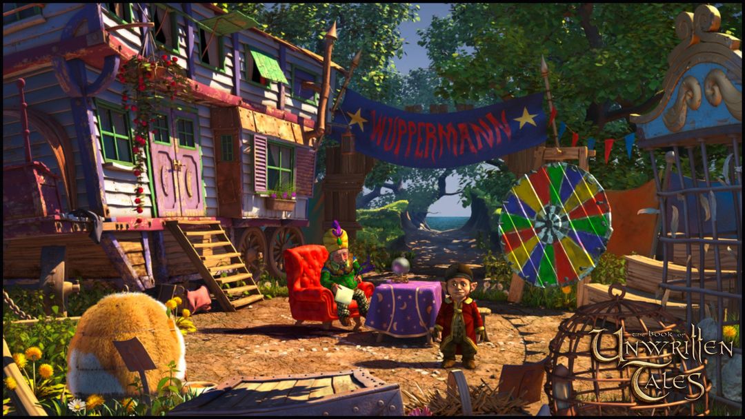 The Book of Unwritten Tales游戏截图