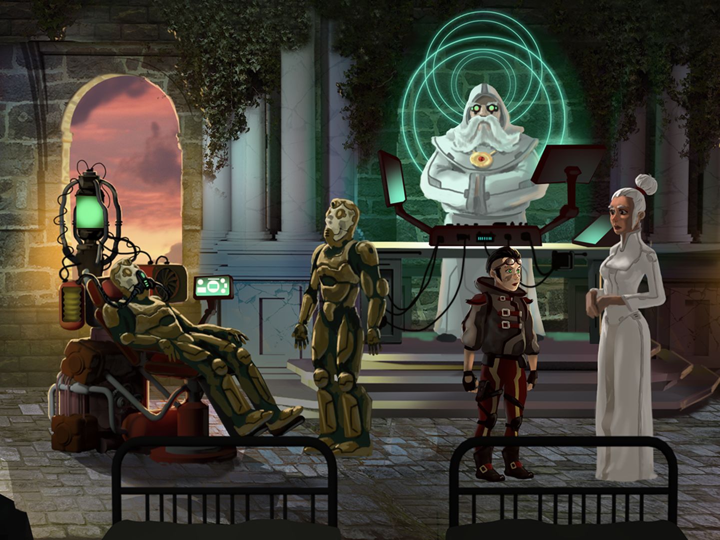 Screenshot of Adventure Reborn: story game point and click