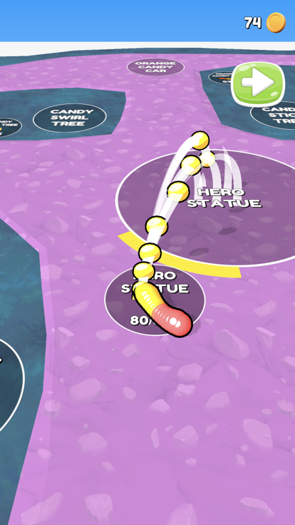 Gummy Worm Go!游戏截图