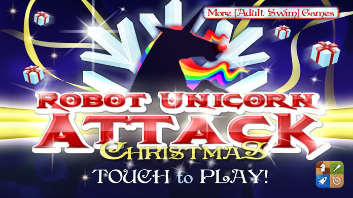 Robot Unicorn Attack Christmas Edition游戏截图
