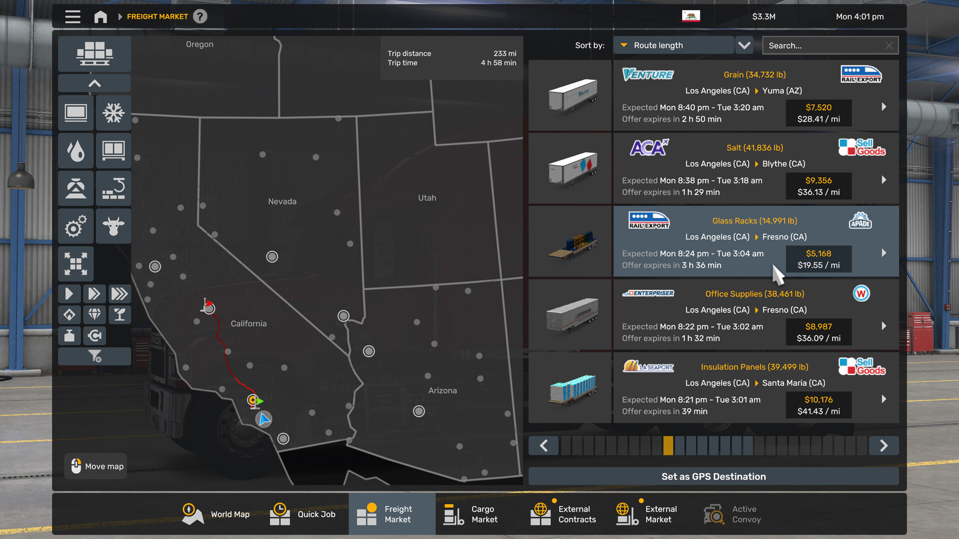 美国卡车模拟游戏截图