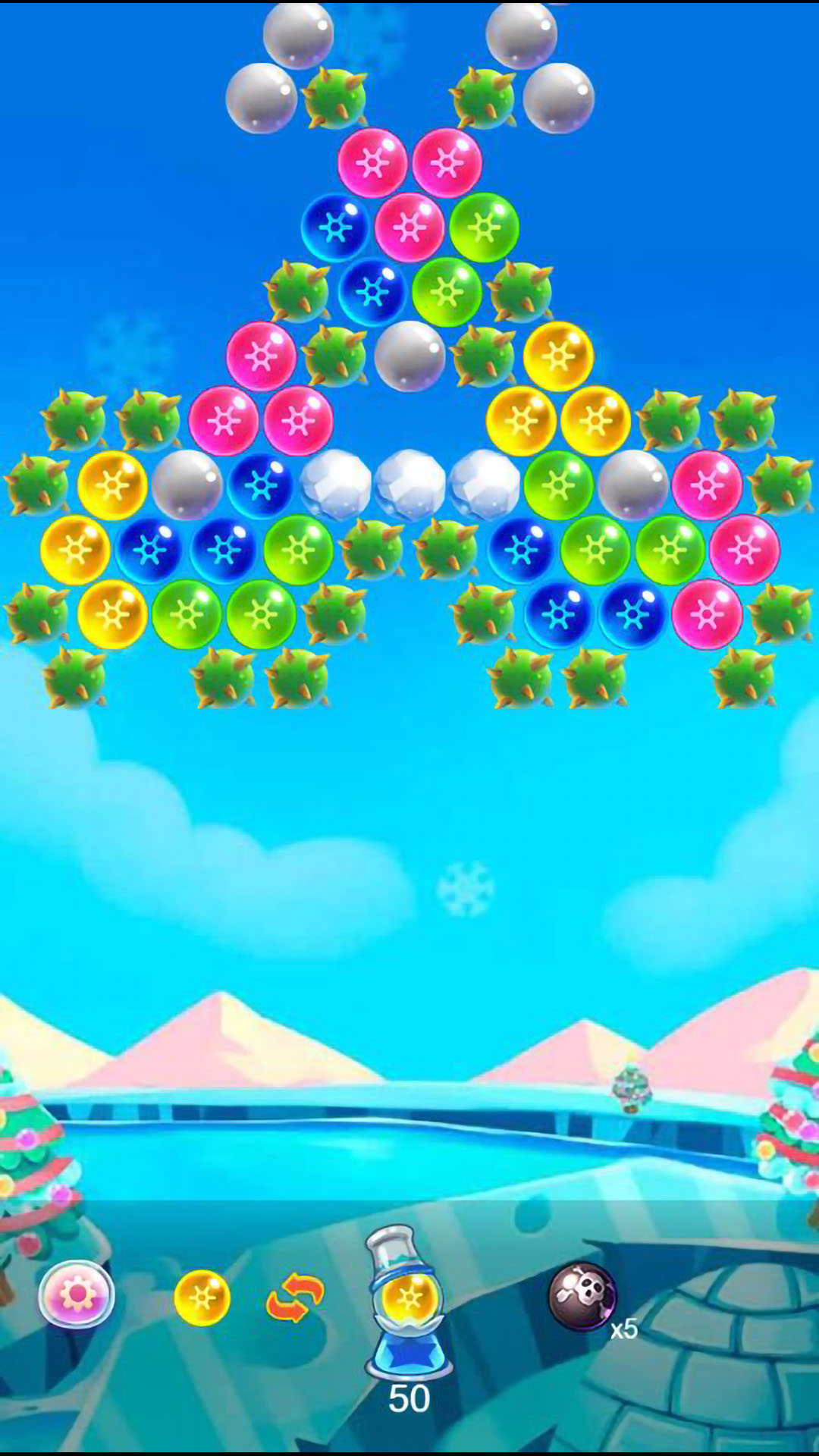 弹球泡泡龙游戏截图