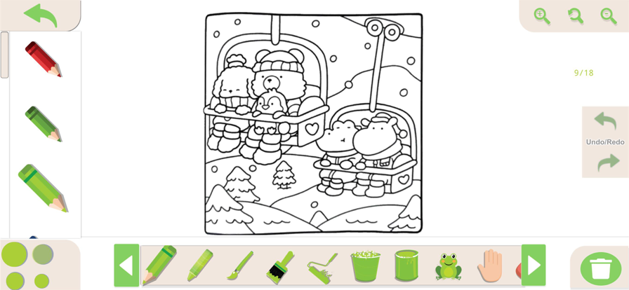 comfy days coloring book游戏截图