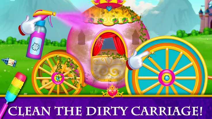 Princess House Cleaning Games游戏截图