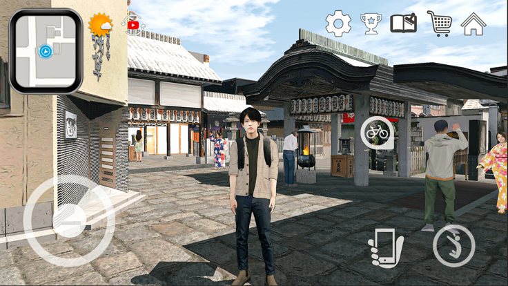 大阪外卖员模拟器-日本虚拟旅游 3D游戏截图