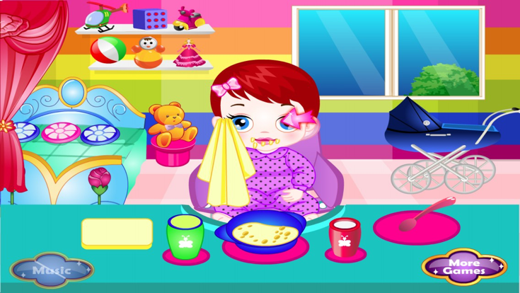 Baby's Day: Bath & Lunch & Play - Kids Game游戏截图