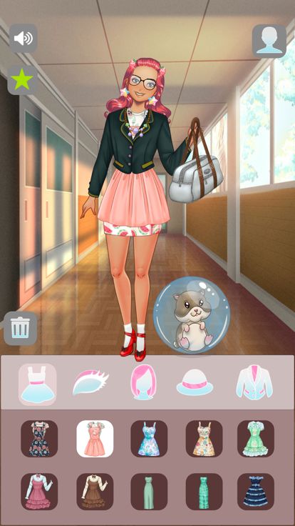 学校装扮:化妆游戏游戏截图