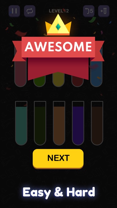 Water Sort Puzzle - 顏色分類拼圖遊戲游戏截图