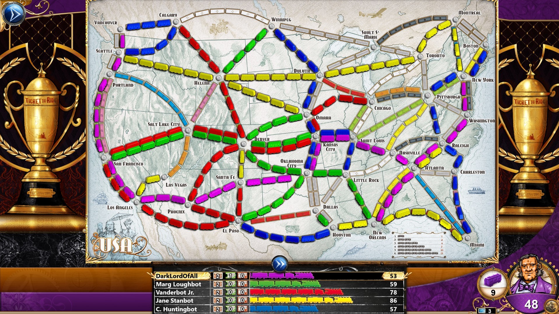 Ticket to Ride: Classic Edition游戏截图