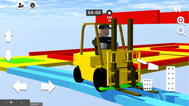 Obby Unreal Forklift Online游戏截图