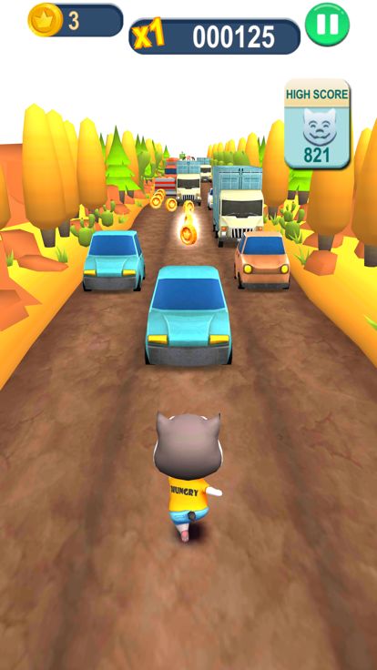 Cat Surfers: Kitty Gold Run游戏截图