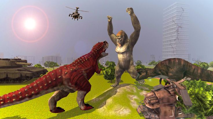 愤怒的大猩猩城市横冲直撞 3D游戏截图