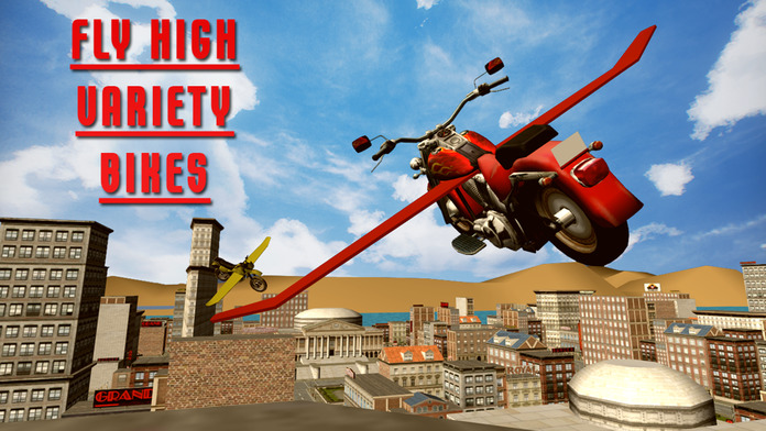 Flying Bike Simulator : New Driving Moto Rider游戏截图