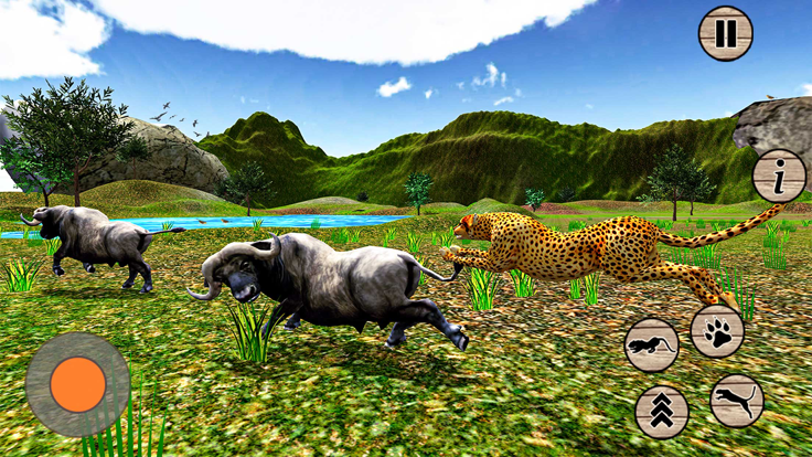 Wild Cheetah Simulator Game 3d游戏截图