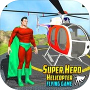 Flying Superhero Helicopter 3D