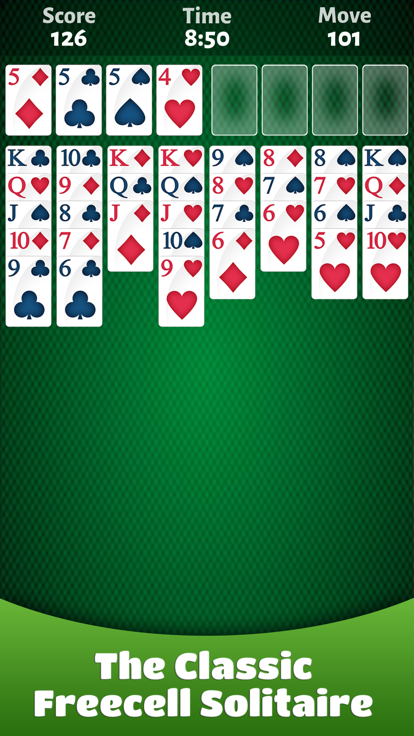 FreeCell Solitaire - Classic游戏截图