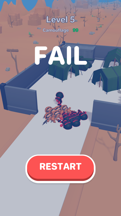 Camouflage Match游戏截图