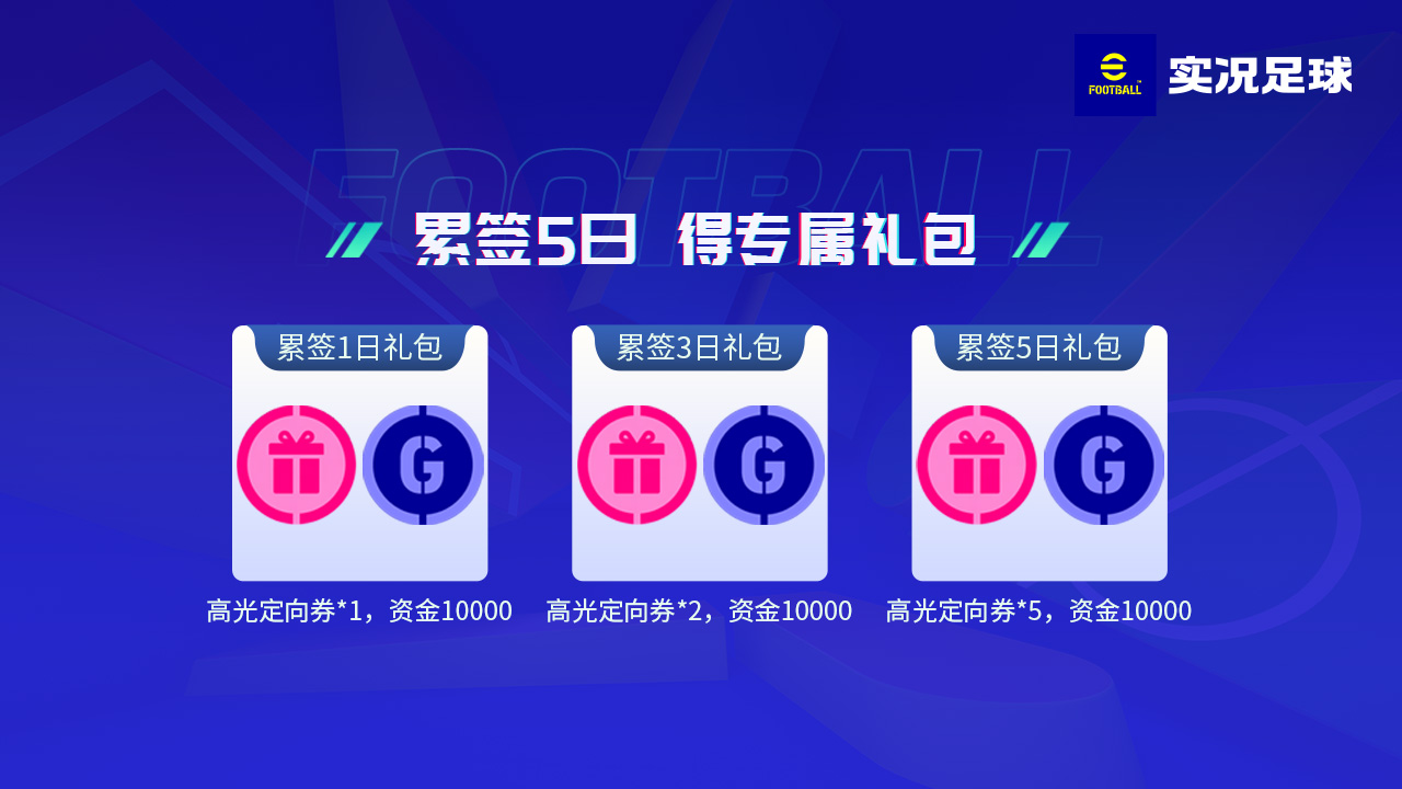 累签5日得专属礼包