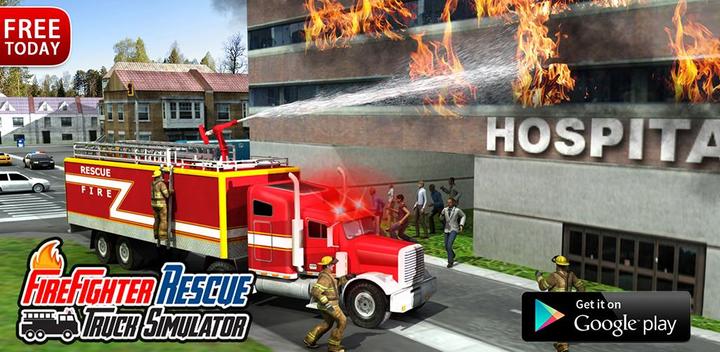 City Rescue Fire Truck Games游戏截图