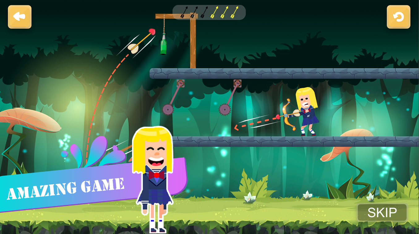 弓箭手与瓶游戏截图