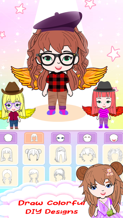 甜美公主娃娃装扮游戏截图