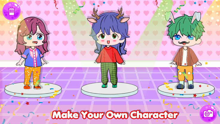 DIY娃娃头像改头换面游戏截图