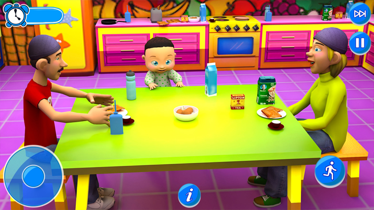 我的虚拟妈妈：梦想中的家庭游戏截图