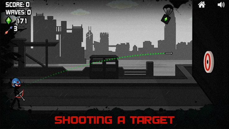 火柴人射箭竞技场游戏截图