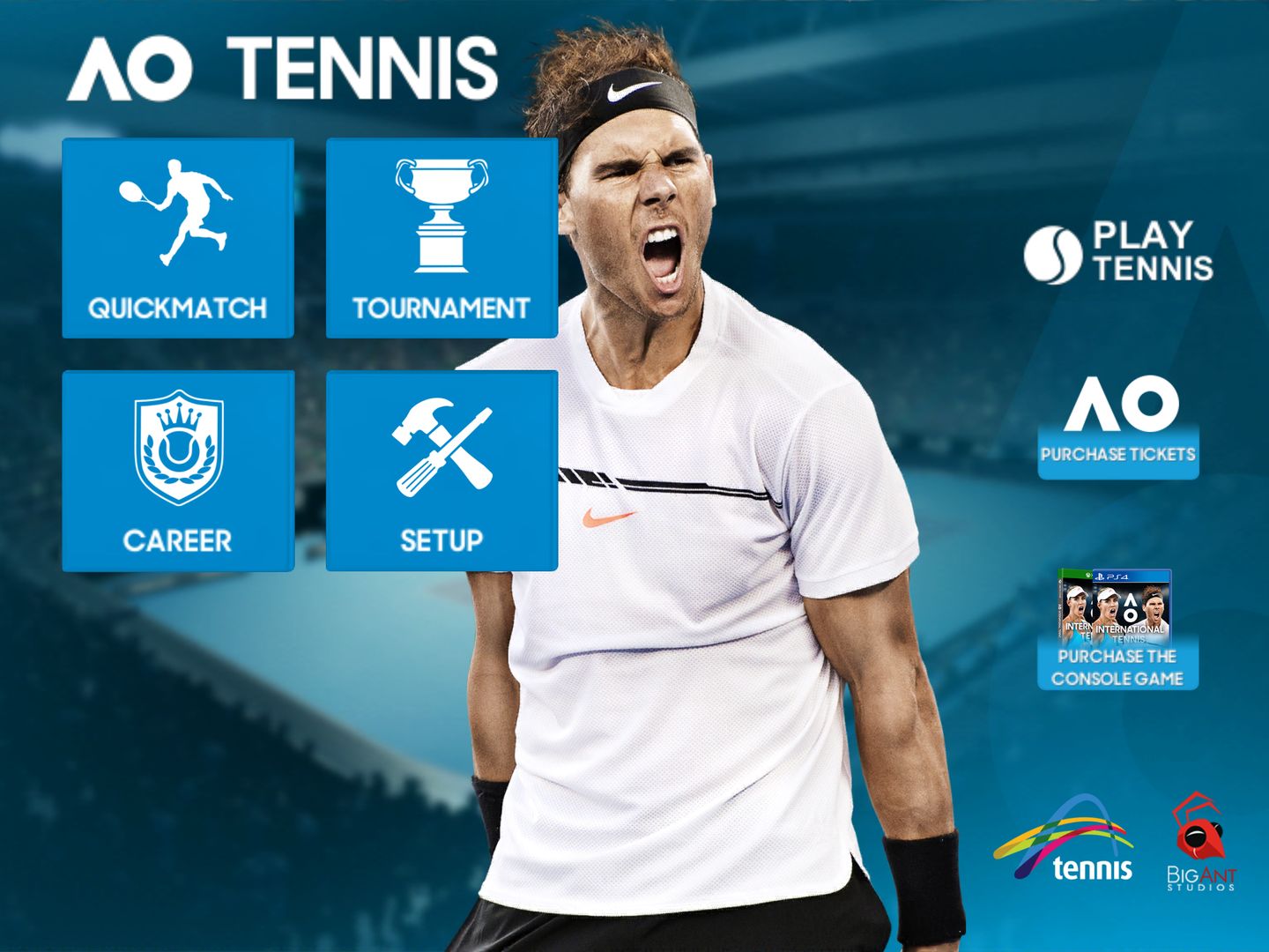 Screenshot of Australian Open Game