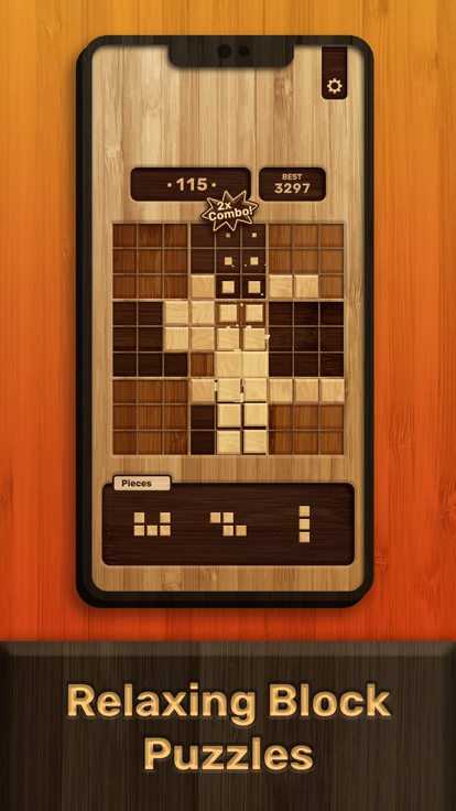 Wood Blocks by Staple Games游戏截图