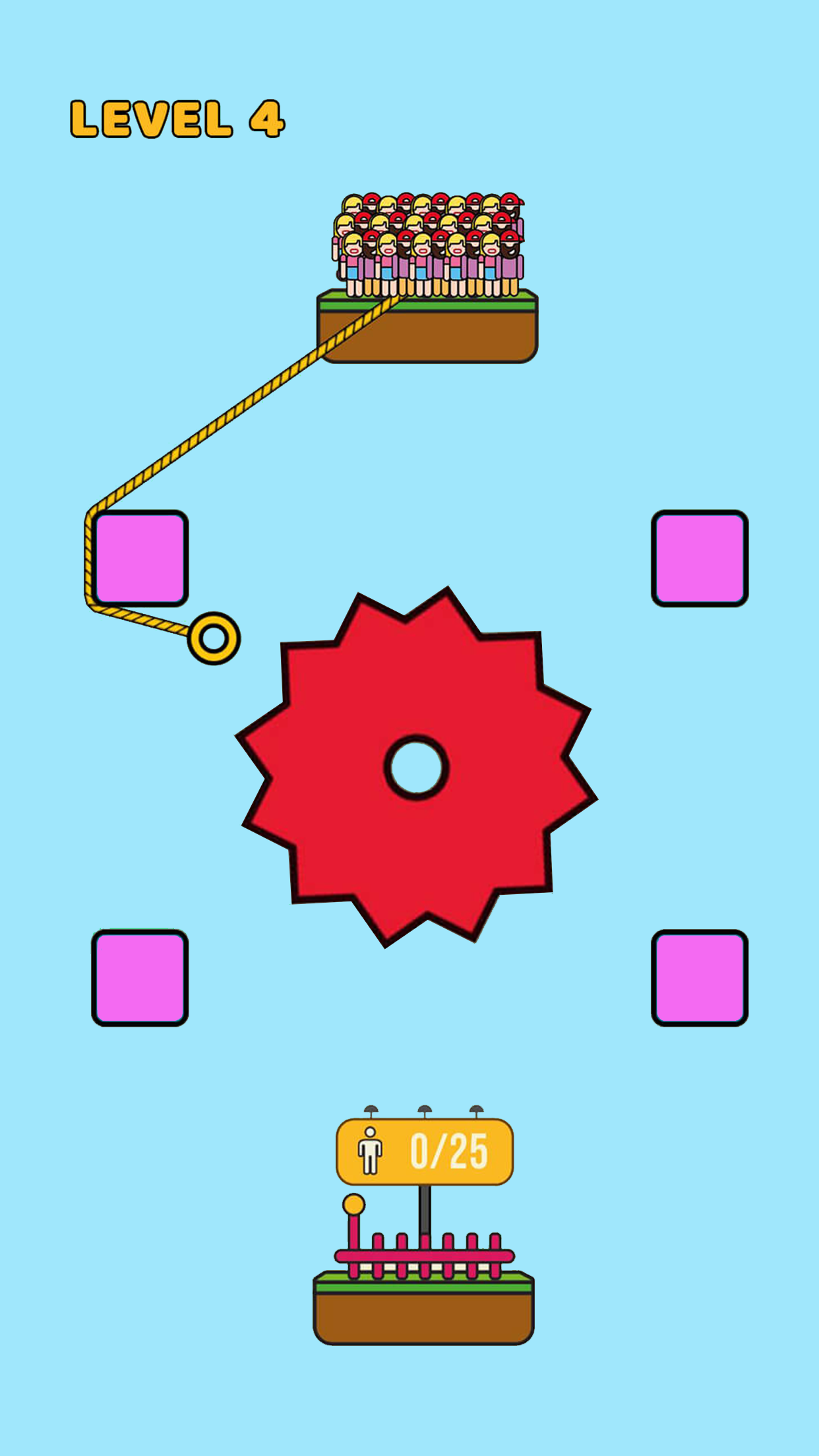 Rope Rescue! - Unique Puzzle游戏截图