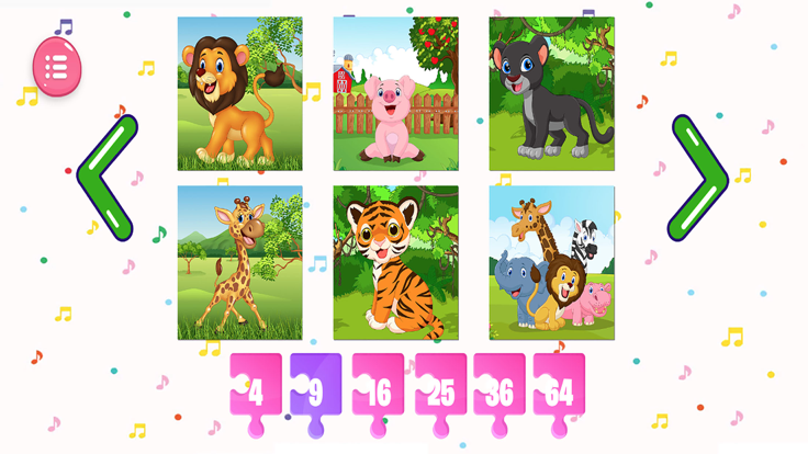 Animal cute puzzle游戏截图