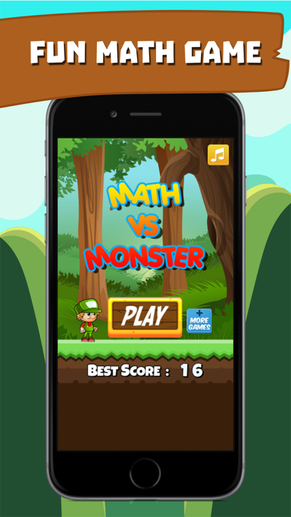 Math Game - Hero vs Monster游戏截图