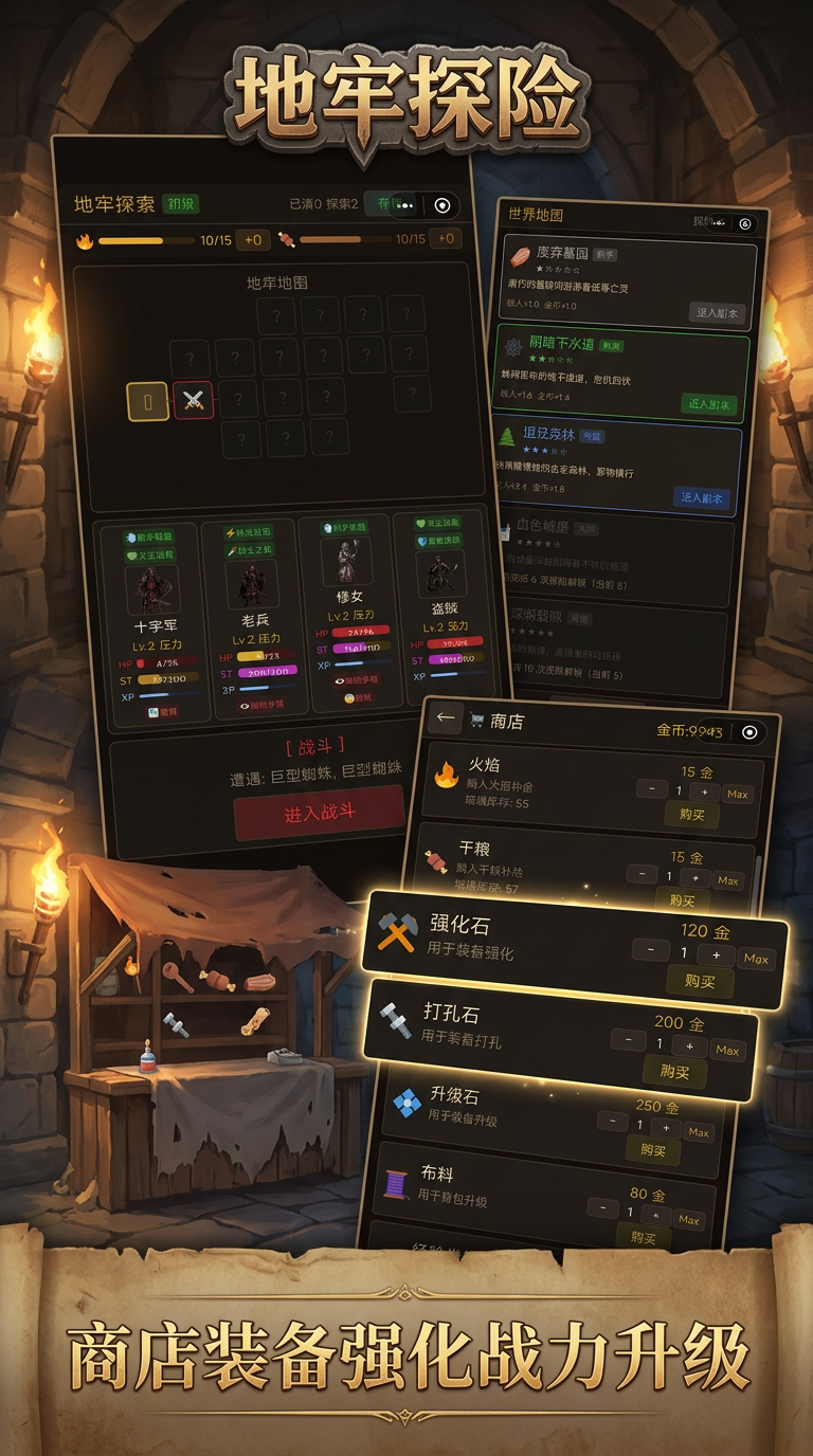 地牢探险游戏截图