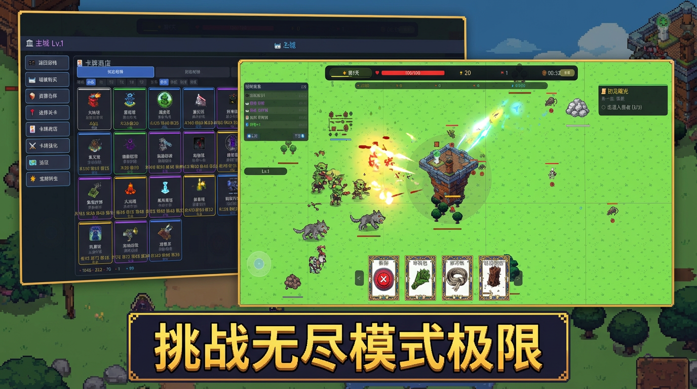 卡牌防御幸存者游戏截图