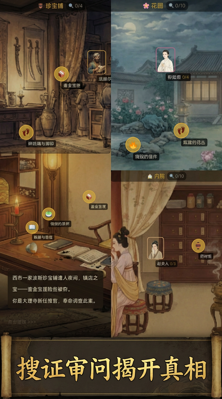 金匣奇谭：古风悬案推理游戏截图