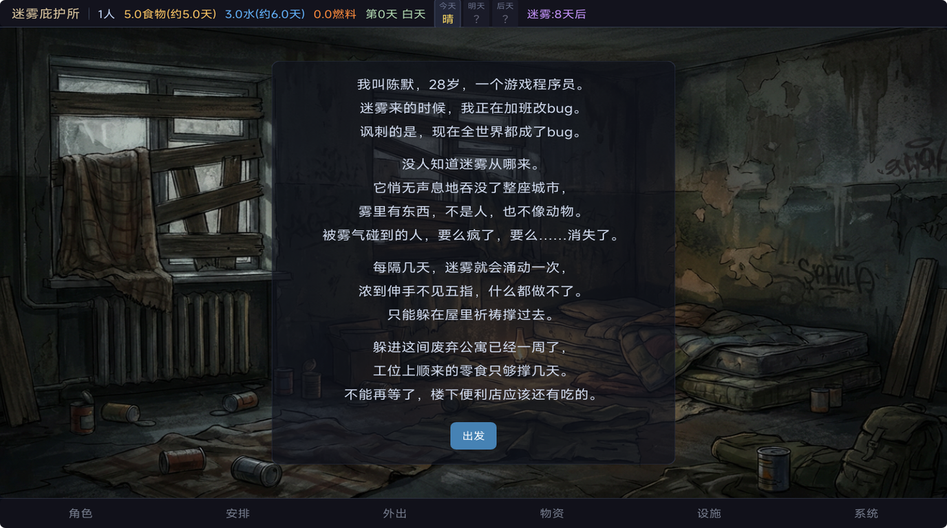 迷雾庇护所游戏截图