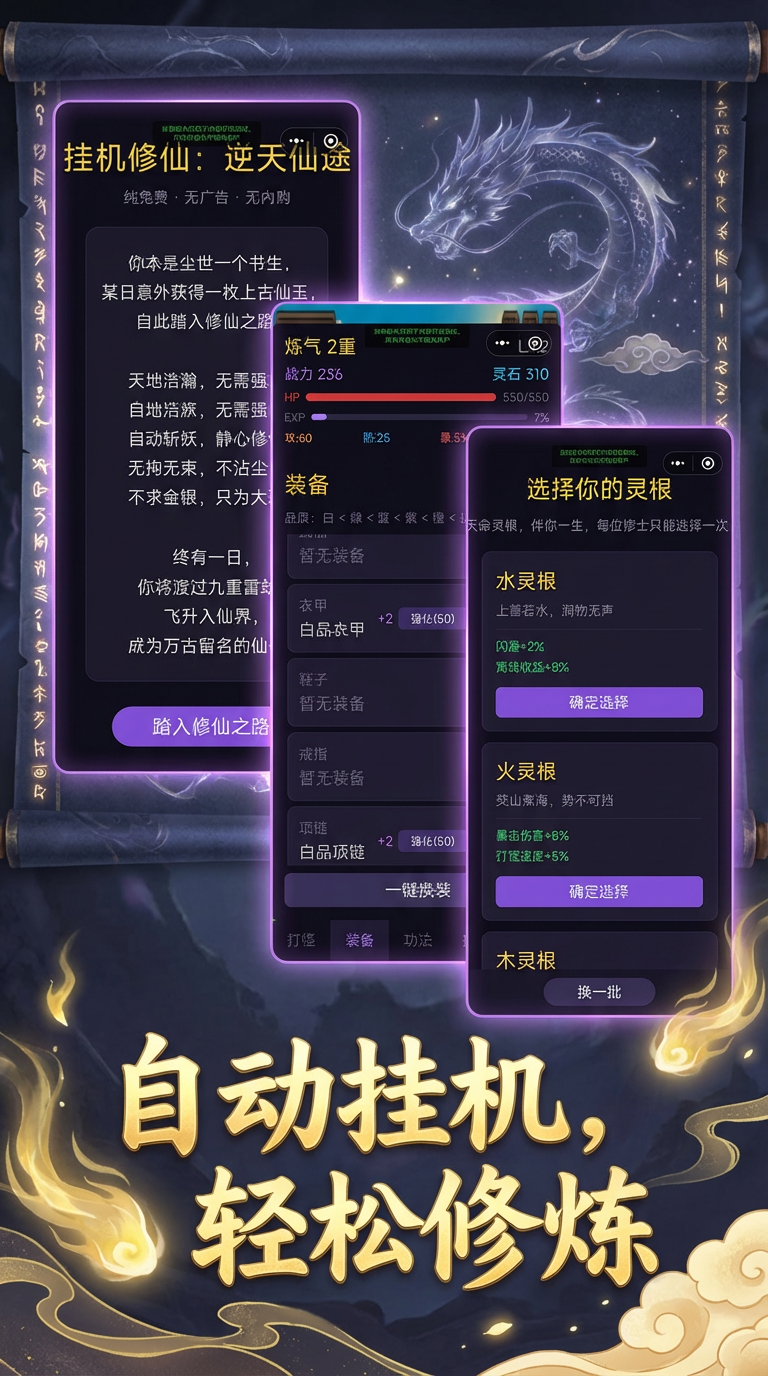 挂机修仙：逆天仙途游戏截图