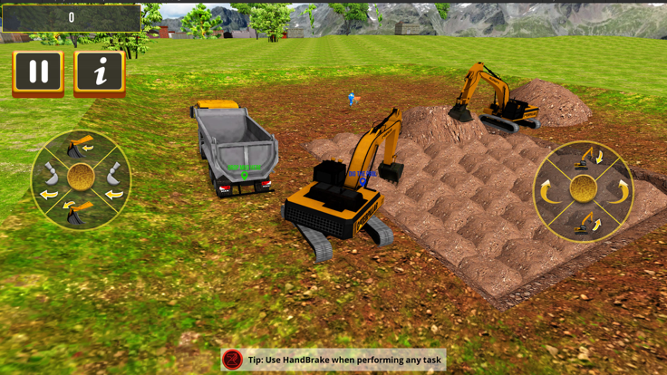 Snow Excavator Construction 3D游戏截图