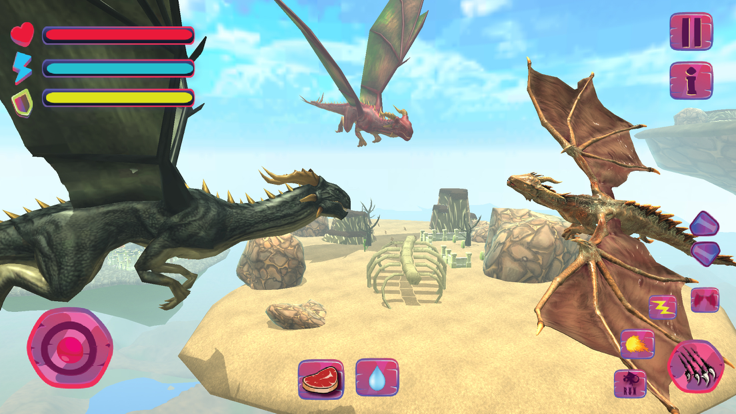 Fantasy Dragon Hunting Game 3D游戏截图