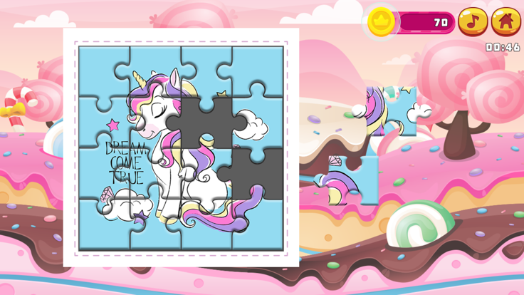 Kawaii Unicorn Jigsaw Puzzles游戏截图