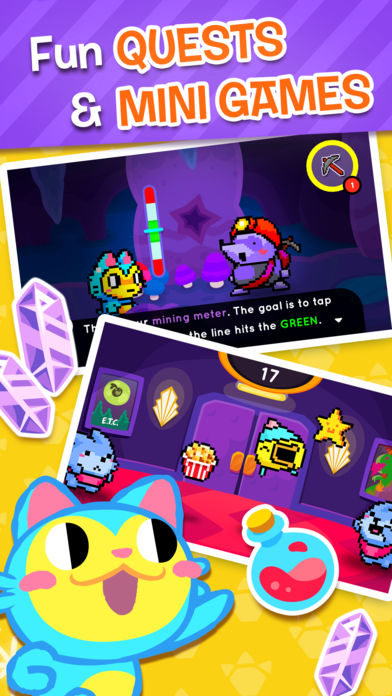 Pakka Pets Village - Build a Cute Virtual Pet Town游戏截图