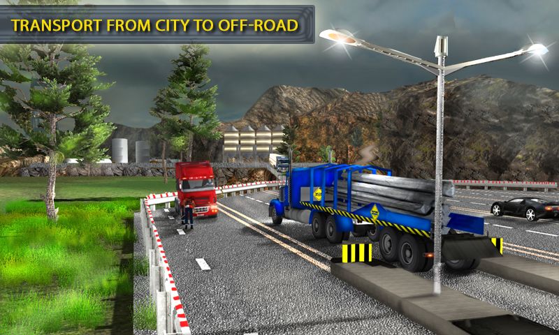 Screenshot of Off-Road Car Transport Truck