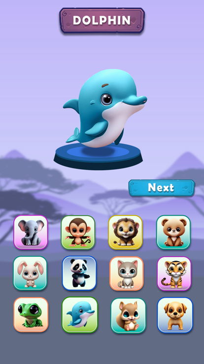 艾混合动物宠物合并游戏游戏截图