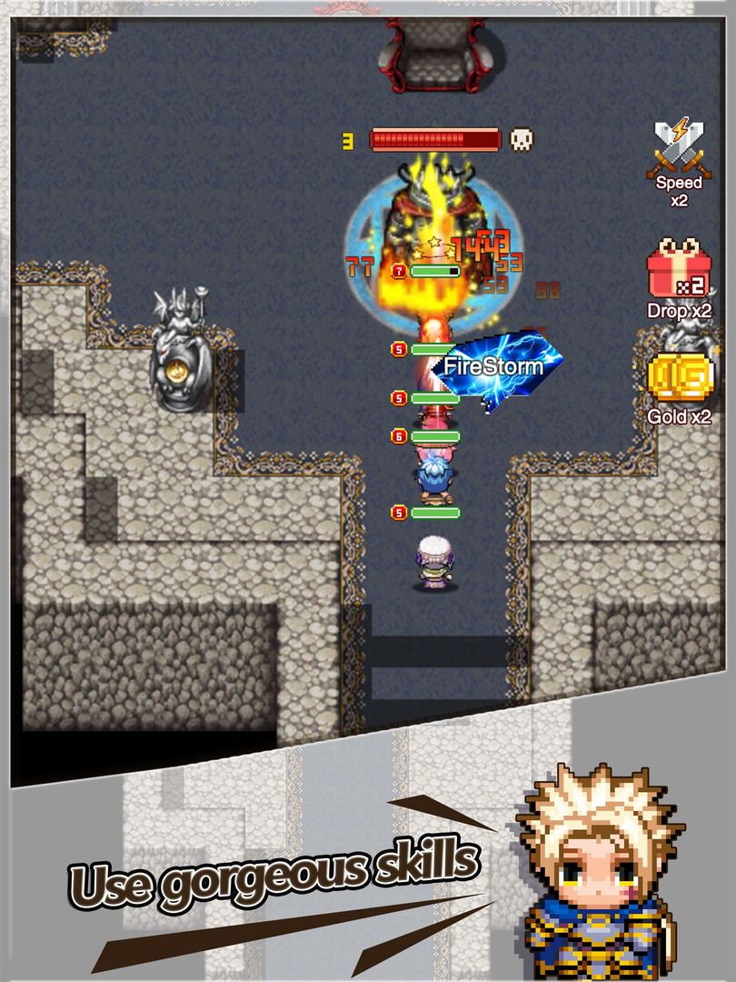 Screenshot of Adventure of Warriors-idle strategy RPG