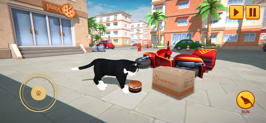 My Kitty Cat Explore City Life游戏截图